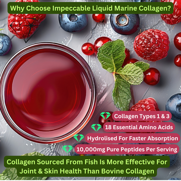 Premium Liquid Marine Collagen (10.000mg) for Skin, Hair & Joints ...