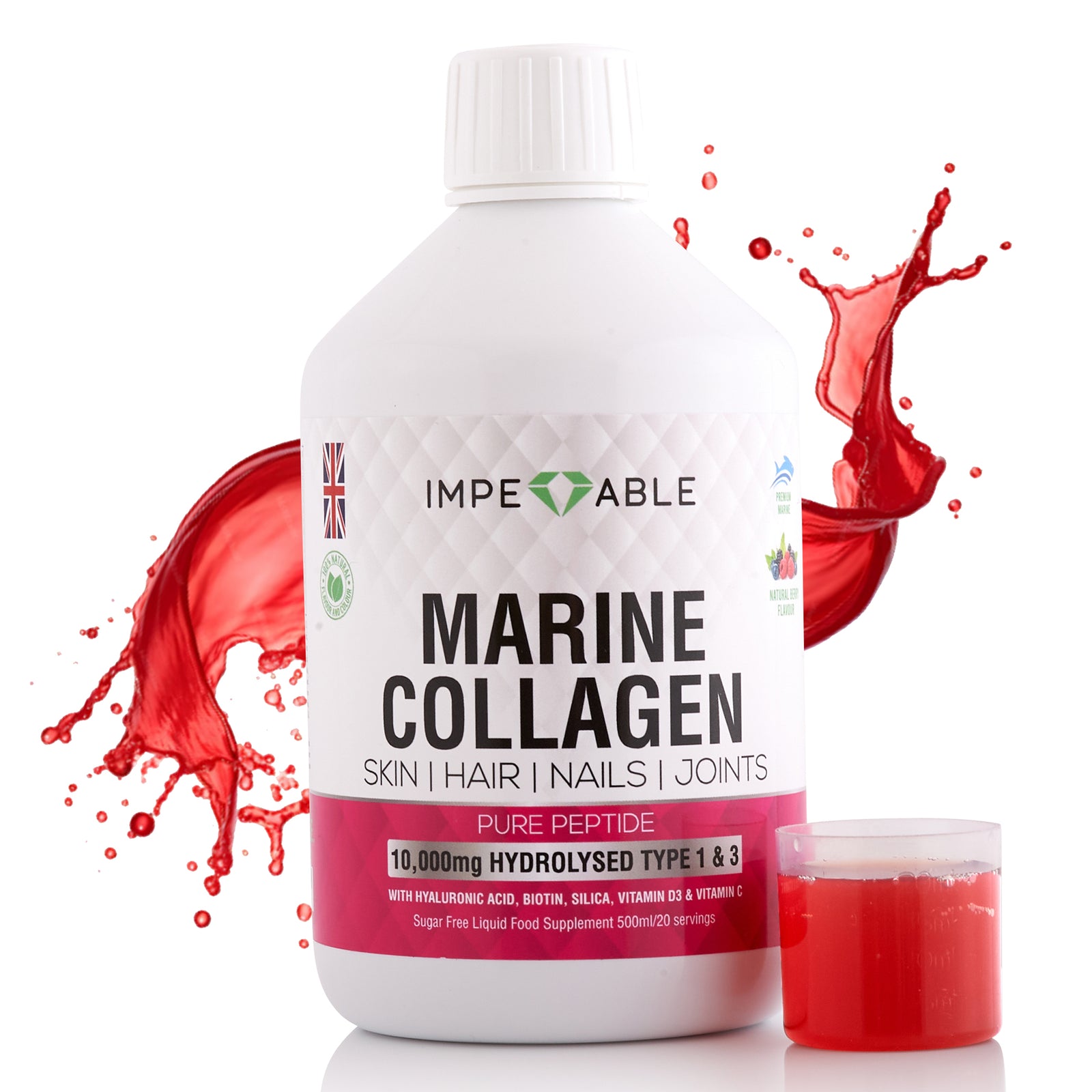 Impeccable Marine Collagen Liquid 500ml